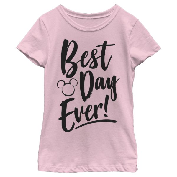 Girl’s Mickey & Friends Mickey Mouse Best Day Ever T-Shirt