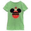 Girl’s Mickey & Friends Mickey Mouse Celebrate Silhouette T-Shirt