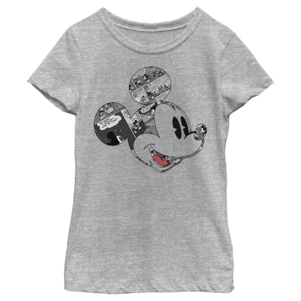 Girl’s Mickey & Friends Mickey Mouse Comic Book T-Shirt