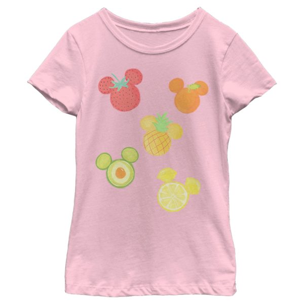 Girl’s Mickey & Friends Mickey Mouse Fruit Silhouettes T-Shirt