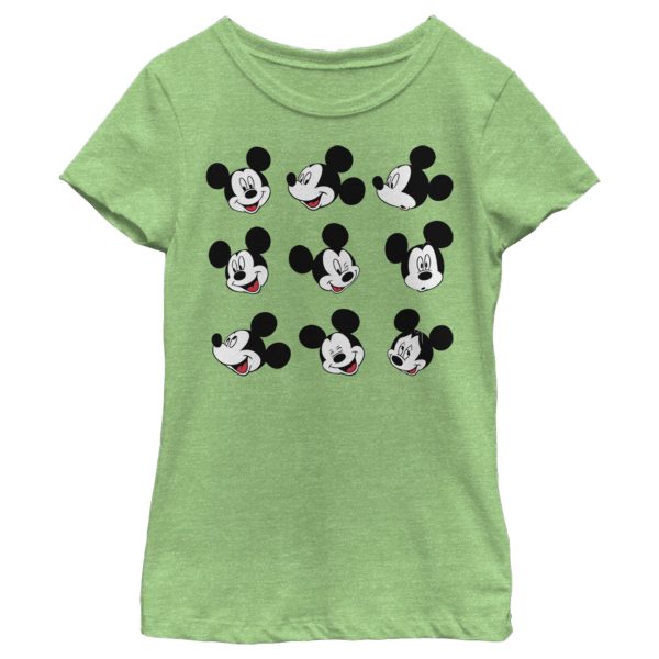 Girl’s Mickey & Friends Mickey Mouse Funny Faces T-Shirt