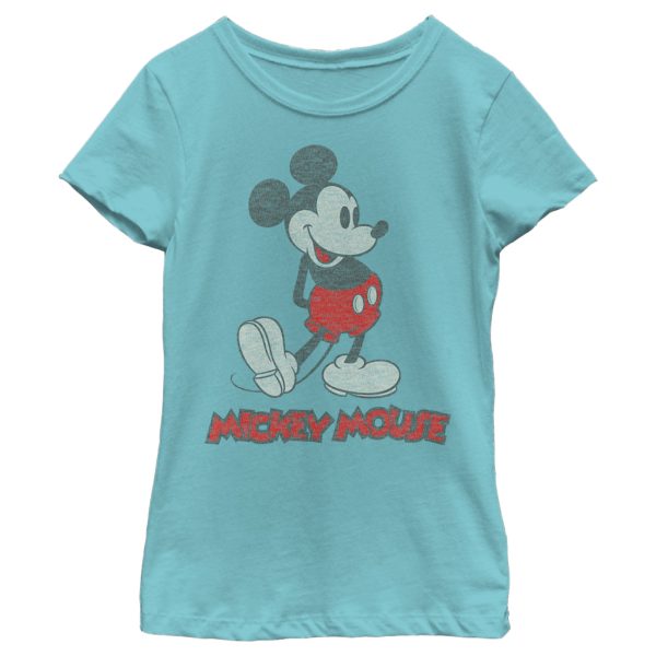 Girl’s Mickey & Friends Mickey Mouse Large Portrait T-Shirt