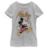 Girl’s Mickey & Friends Mickey Mouse Retro Running T-Shirt
