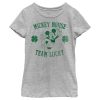 Girl’s Mickey & Friends Mickey Mouse Team Lucky T-Shirt