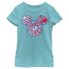 Girl’s Mickey & Friends Mickey and Friends Americana Tie Dye T-Shirt