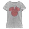 Girl’s Mickey & Friends Mickey and Friends Minnie Paisley Silhouette T-Shirt