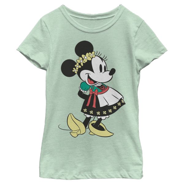 Girl’s Mickey & Friends Minnie Mouse German Oktoberfest Dirndl T-Shirt