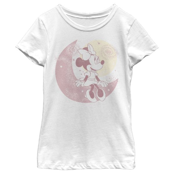 Girl’s Mickey & Friends Minnie on the Moon T-Shirt