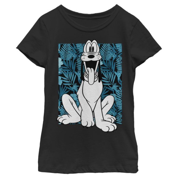 Girl’s Mickey & Friends Pluto Smiles T-Shirt