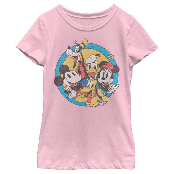 Girl’s Mickey & Friends Retro Buddies T-Shirt