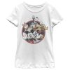 Girl’s Mickey & Friends Retro Group Shot T-Shirt