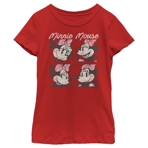 Girl’s Mickey & Friends Retro Minnie Boxes T-Shirt