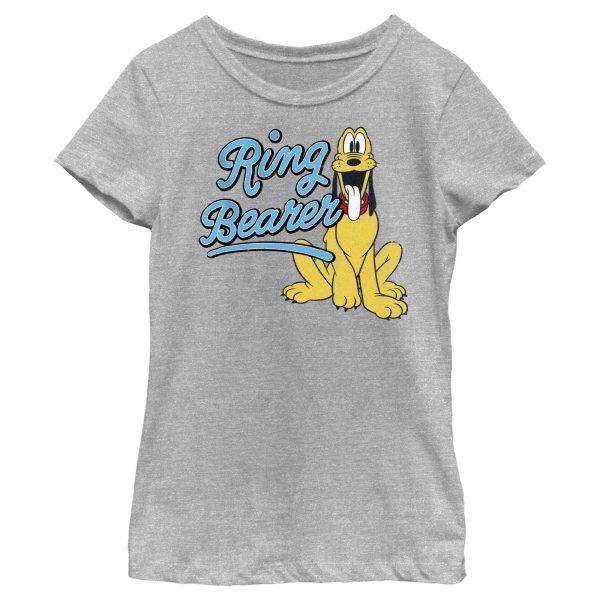 Girl’s Mickey & Friends Retro Ring Bearer Pluto T-Shirt