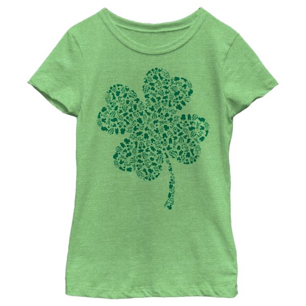 Girl’s Mickey & Friends Shamrock Has All Your Friends T-Shirt