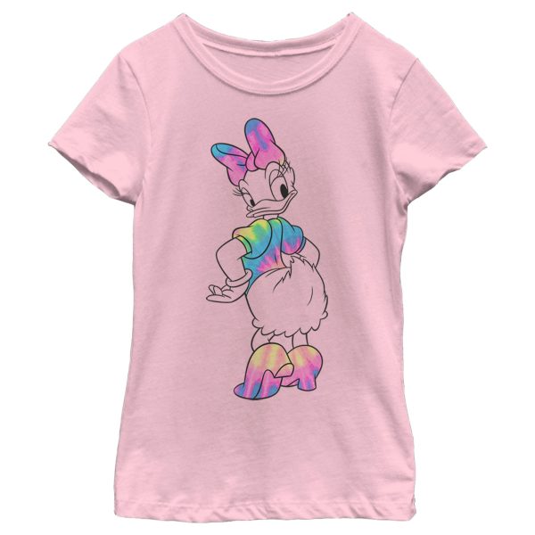 Girl’s Mickey & Friends Tie Dye Daisy T-Shirt