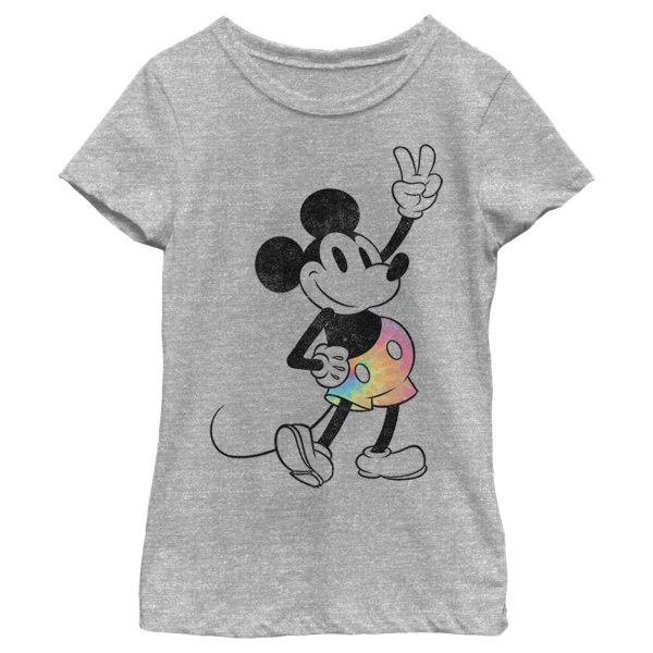 Girl’s Mickey & Friends Tie-Dye Mickey T-Shirt