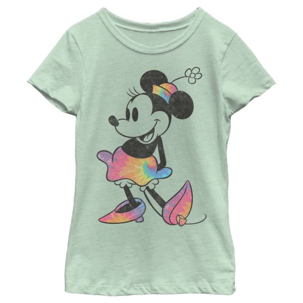 Girl’s Mickey & Friends Tie Dye Minnie T-Shirt