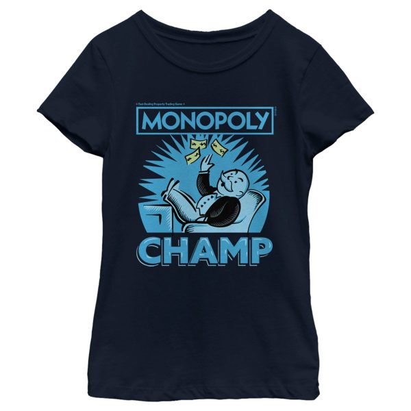 Girl’s Monopoly Uncle Pennybags Champ T-Shirt