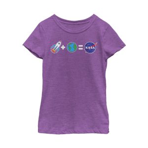 Girl’s NASA Emoji Space Equation T-Shirt
