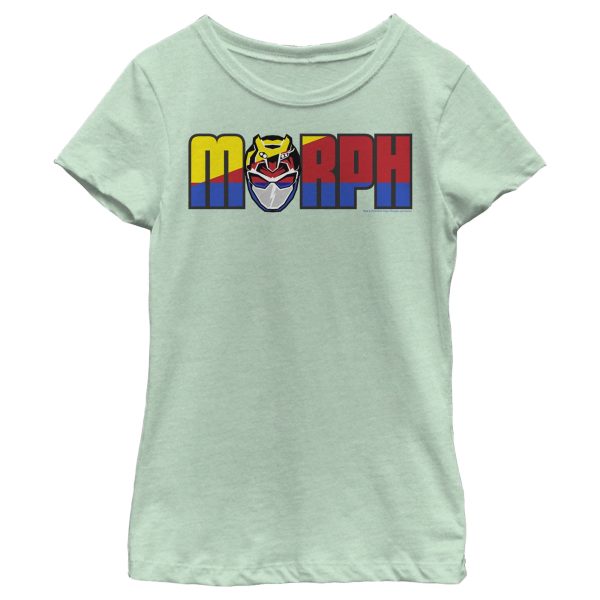 Girl’s Power Rangers Morph Color Text T-Shirt