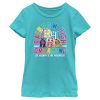 Girl’s Rainbow High Colorful Collegiate Characters T-Shirt