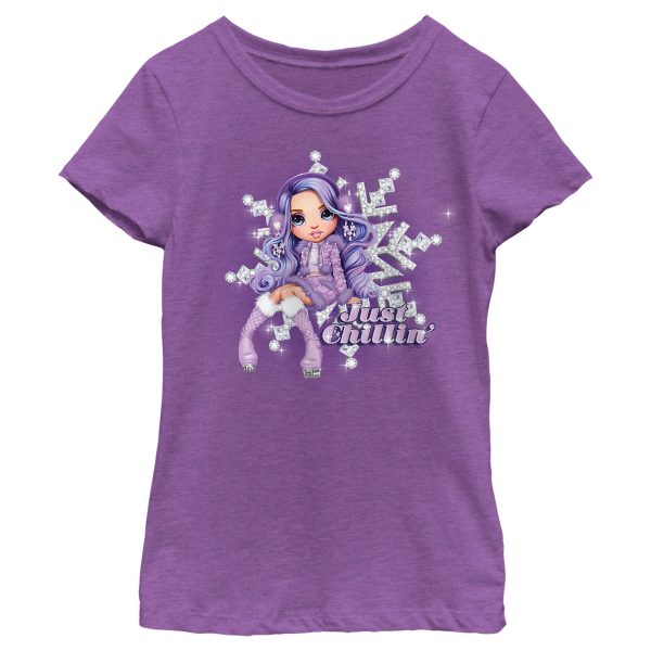 Girl’s Rainbow High Just Chillin’ Violet T-Shirt