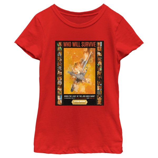 Girl’s Star Wars The High Republic The Disaster Poster T-Shirt