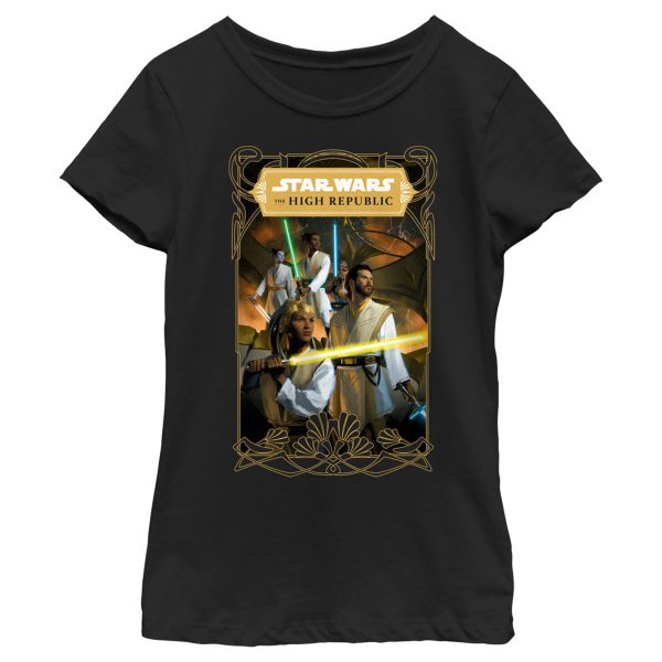 Girl’s Star Wars The High Republic The Fallen Star Cover T-Shirt