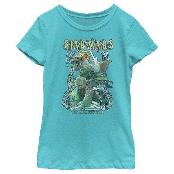 Girl’s Star Wars The High Republic Yoda and Avar Kriss T-Shirt