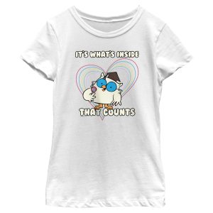 Girl’s Tootsie Pop Mr. Owl It’s What’s Inside That Counts T-Shirt