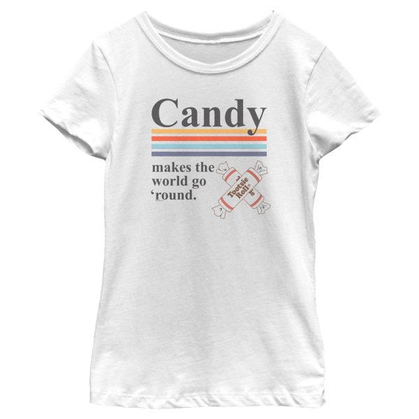 Girl’s Tootsie Roll Candy Makes the World Go Round T-Shirt