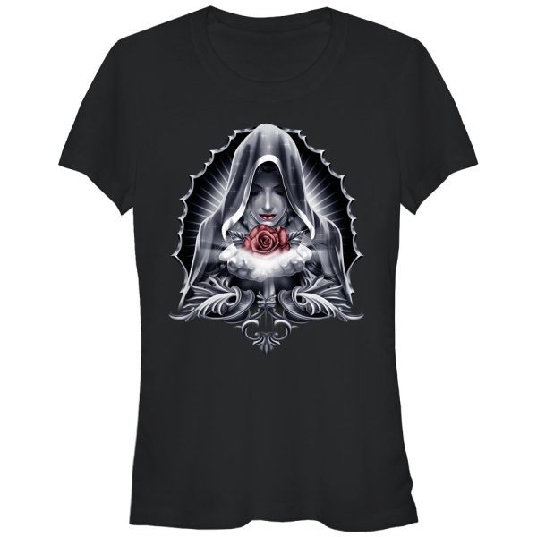 Junior’s Aztlan Virgin Mary Rose T-Shirt