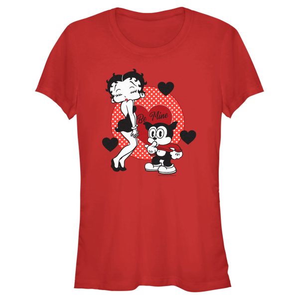 Junior’s Betty Boop Valentine’s Day Bimbo Be Mine T-Shirt