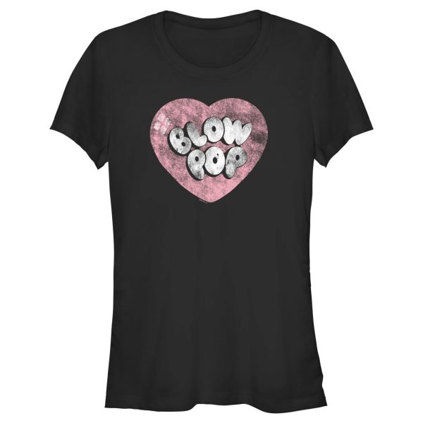 Junior’s Blow Pop Vintage Heart T-Shirt