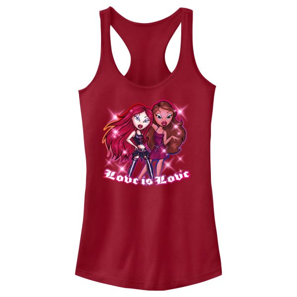 Junior’s Bratz Love is Love Racerback Tank Top