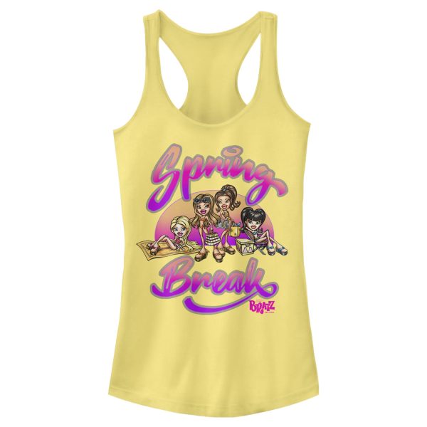 Junior’s Bratz Spring Break Fun Racerback Tank Top