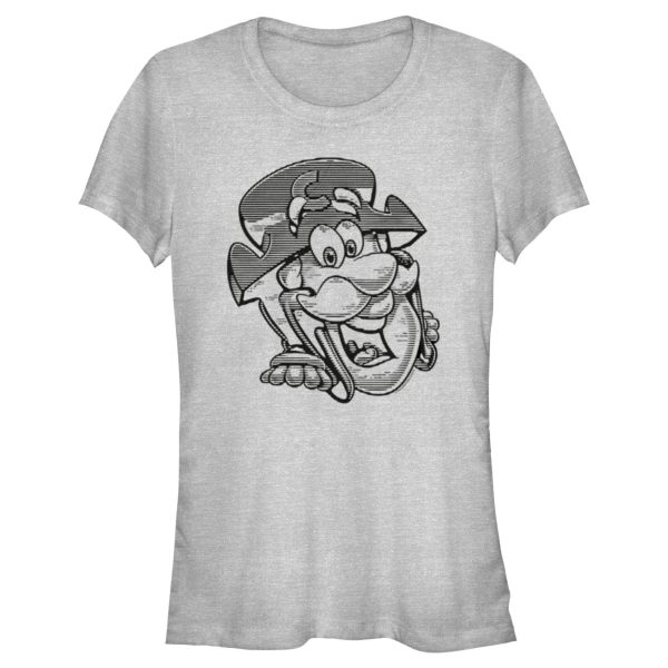 Junior’s Cap’n Crunch Black and White Sketch T-Shirt