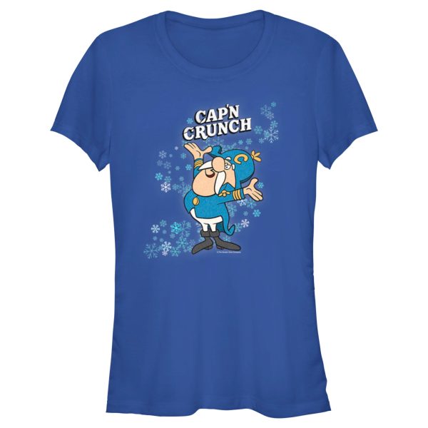 Junior’s Cap’n Crunch Retro Snowflakes T-Shirt