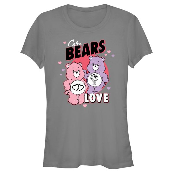 Junior’s Care Bears Valentine’s Day Love-a-Lot Bear and Share Bear Love T-Shirt