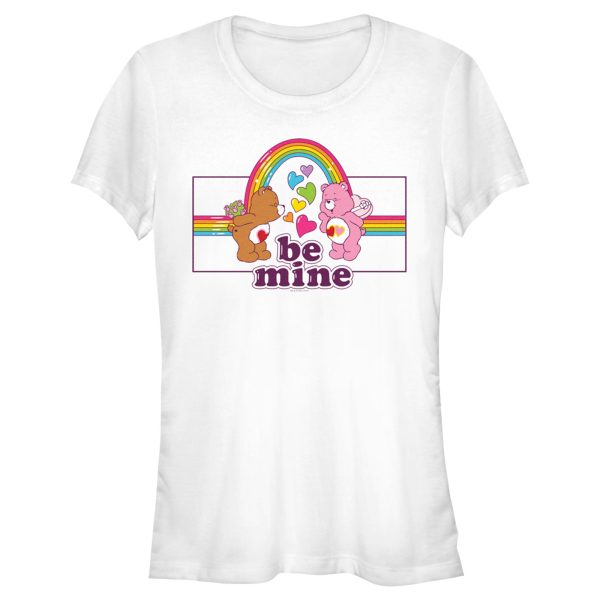 Junior’s Care Bears Valentine’s Day Tenderheart Bear and Love-a-Lot Bear Be Mine Rainbow T-Shirt