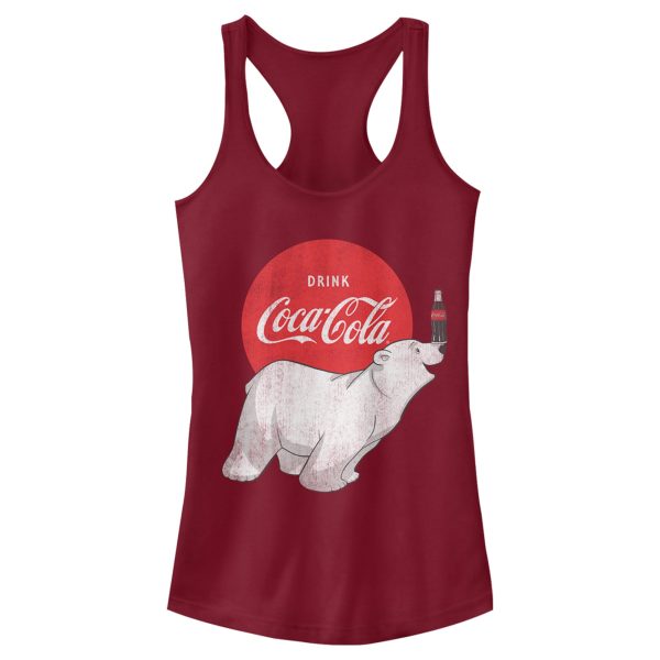 Junior’s Coca Cola Polar Bear Racerback Tank Top