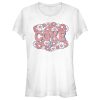 Junior’s Coca Cola Unity Floral Logo T-Shirt