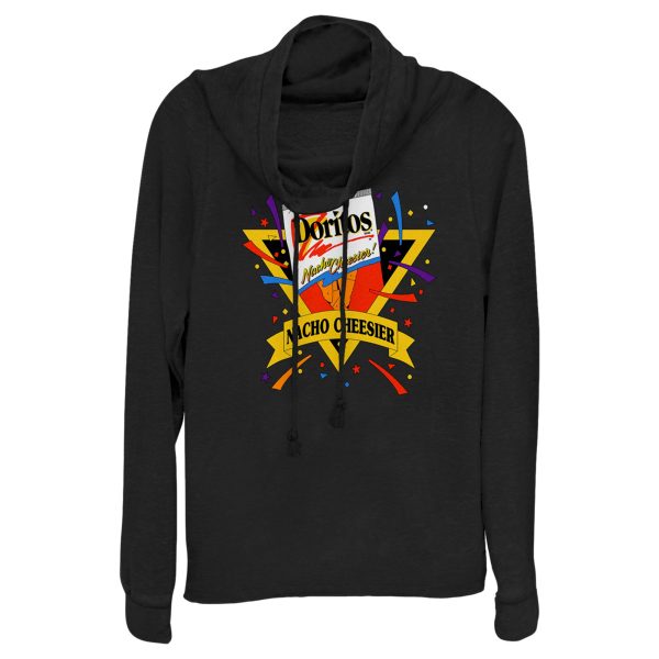 Junior’s Doritos Retro Nacho Cheesier Cowl Neck Sweatshirt