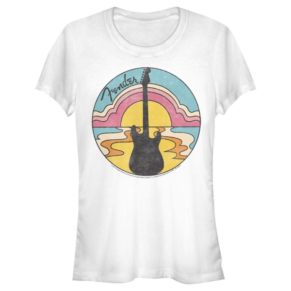 Junior’s Fender 70s Guitar Silhouette T-Shirt