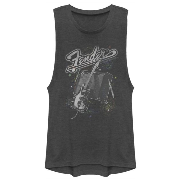 Junior’s Fender Celestial Amp Logo Festival Muscle Tee