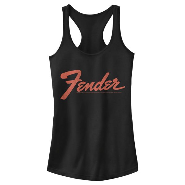 Junior’s Fender Classic Logo Racerback Tank Top