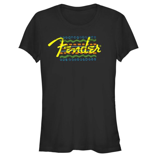 Junior’s Fender Colorful Logo T-Shirt