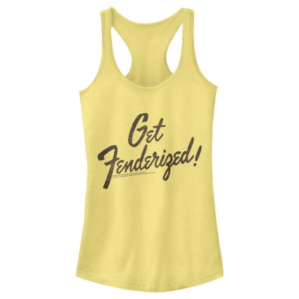 Junior’s Fender Get Fenderized! Racerback Tank Top