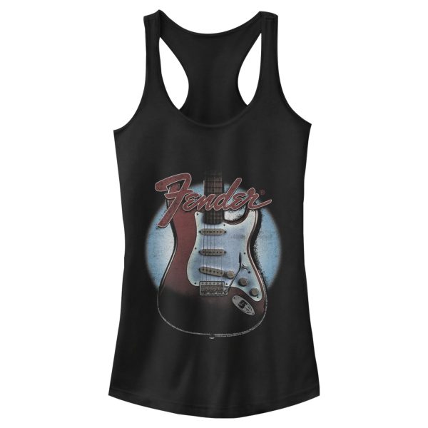 Junior’s Fender Guitar Spotlight Logo Racerback Tank Top