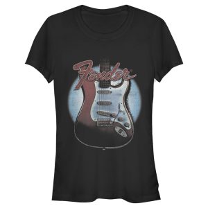 Junior’s Fender Guitar Spotlight Logo T-Shirt